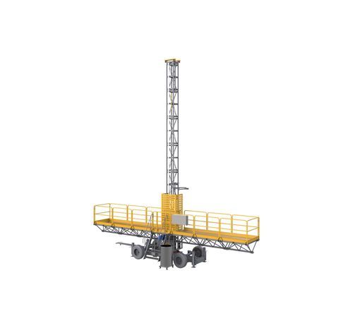Einmast-Transportbühne - MC Series - Ficont Industry (Beijing) Co., Ltd. - Doppelmast / Zahnstangen