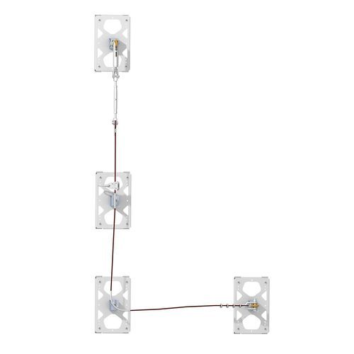 Horizontale Rettungsleine - TF series - Ficont Industry (Beijing) Co., Ltd. - Permanent / flexibel / EN 795