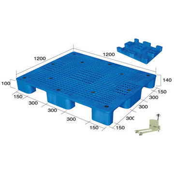 Kunststoffpalette - QH-1212  - Shanghai Qinghao Plastic Pallet Manufacture Co., Ltd. - Mehrweg