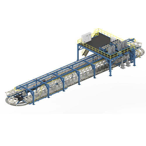 Automatische Produktionsanlage - Oval - ZHEJIANG HENGHUI MACHINERY CO.,LTD - Hochgeschwindigkeit / linear / PLC-gesteuert