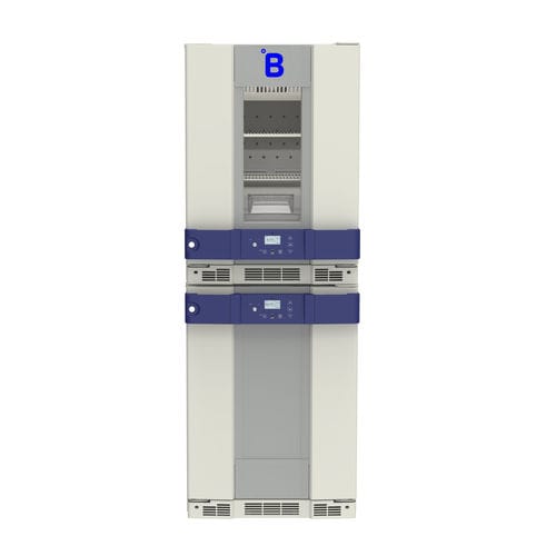 Kombinierter Kühl- und Gefrierschrank / für pharmazeutische Anwendungen - PF260 - B Medical Systems - vertikal