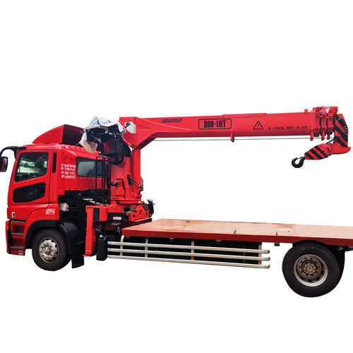 LKW-montierter Kran - SQ10SU4 - BOB-LIFT - Teleskop / für Baustelle / für Hubanwendungen
