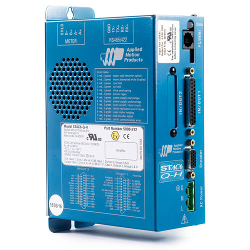 DC-Stromrichter / Schritt - STAC6-Q-H - Applied Motion Products - einphasig / für Motor