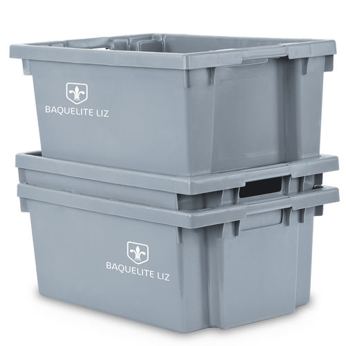 Stapelbarer Behälter - Lisbox 2401 - COMERCIAL BAQUELITA SL - PEHD / Lager / Transport