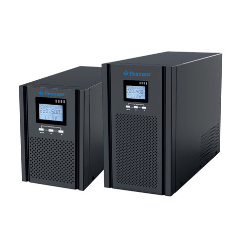 Unterbrechungsfreie Stromversorgung / On-line - TEOS+ 100 - Tescom - AC / mit LCD-Display / ECO