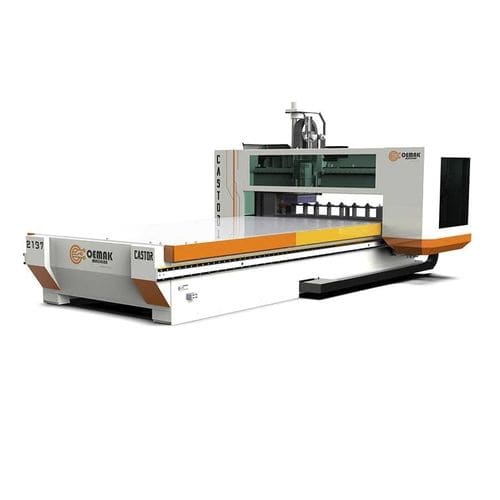 CNC-Bearbeitungszentrum / 3-Achs - Castor - Oemak Machine - vertikal / für Holz / für Verbundstoffe