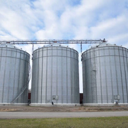 Silo mit flachem Boden - TCK series - Henan SRON SILO ENGINEERING Co., Ltd - für Getreide / Stahl
