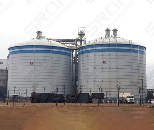 Silo für Getreide - Henan SRON SILO ENGINEERING Co., Ltd - für Schüttgut / für Asche / für Zement