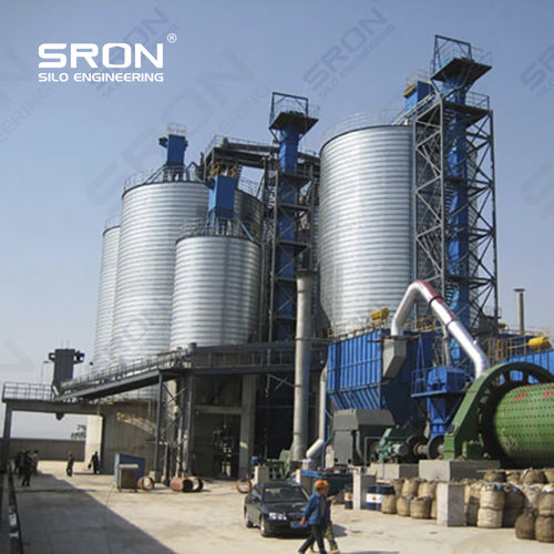 Verschraubter Silo - Henan SRON SILO ENGINEERING Co., Ltd - geschweißt / für Zement / für Pulver