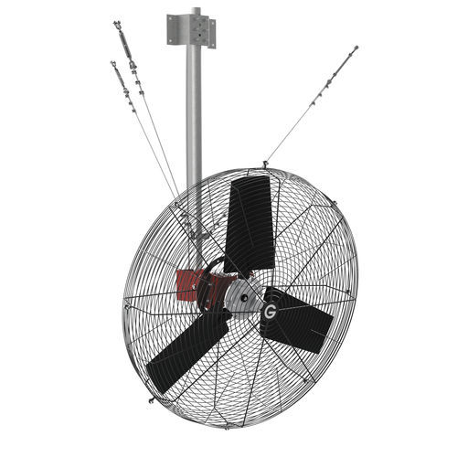 Luftumwälzventilator - X-FAN series - GIGOLA & RICCARDI S.P.A. - deckenmontiert / Axial / 380 V AC