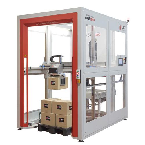 Roboter-Palettierer - CUBE 800 - CAST AUTOMATION SL - Paletten / für Beutel / für Gemüse