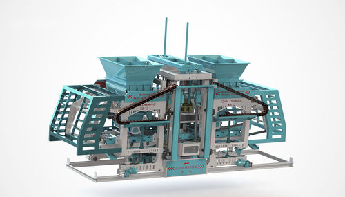 Ziegelmaschine - KB 12 - GLOBMAC Global Block Machines
