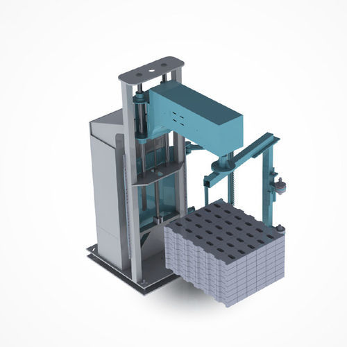 Vertikale Verpackungsmaschine - KB STR - GLOBMAC Global Block Machines - für Ziegel / pneumatisch