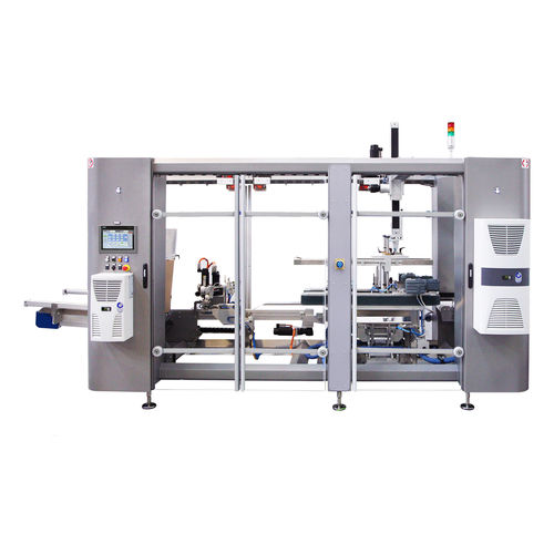 Automatischer Kartonaufrichter - AV 256-266 - Cama Group - Hotmelt-Klebstoff / mit Klebeband