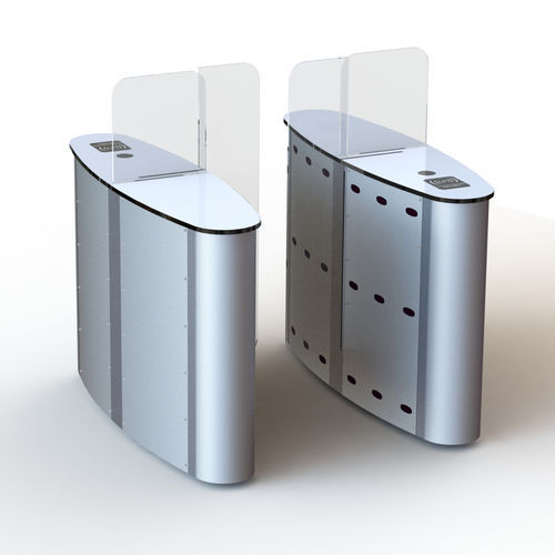 Automatische Personenschleuse - WR-228  - Winser Tech - für Zugangskontrolle / Edelstahl / Glas