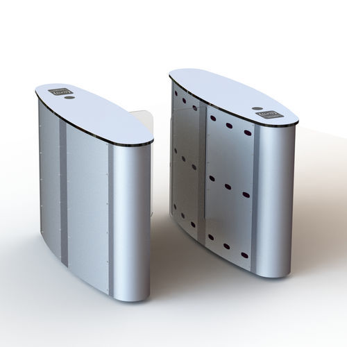 Automatische Personenschleuse - WR-226 - Winser Tech - für Zugangskontrolle / Edelstahl / Glas