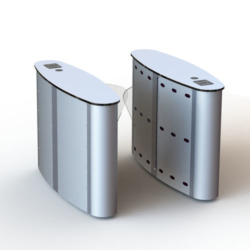 Automatische Personenschleuse - WR-222 - Winser Tech - für Zugangskontrolle / Edelstahl / Glas