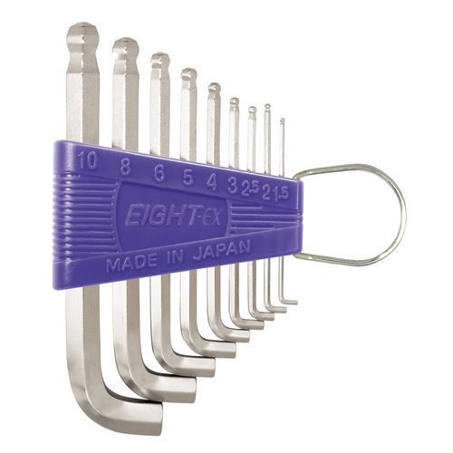 L-Innensechskantschlüssel - TTR-S9 - Eight Tool - Sechskant / Satz / mit konischem Kopf