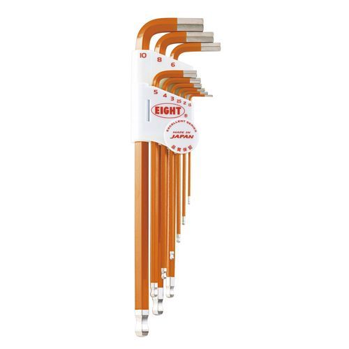L-Innensechskantschlüssel - TLC-S9NOR - Eight Tool - Sechskant / Satz / mit konischem Kopf