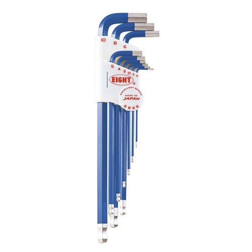 L-Innensechskantschlüssel - TLC-S9NBL - Eight Tool - Sechskant / Satz / mit konischem Kopf