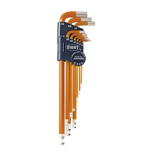 L-Innensechskantschlüssel - TEL-S9NOR - Eight Tool - Sechskant / Satz / mit konischem Kopf