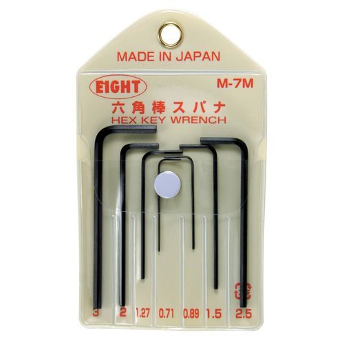Mikro-Innensechskantschlüssel - M-7M - Eight Tool - L / Sechskant / Satz