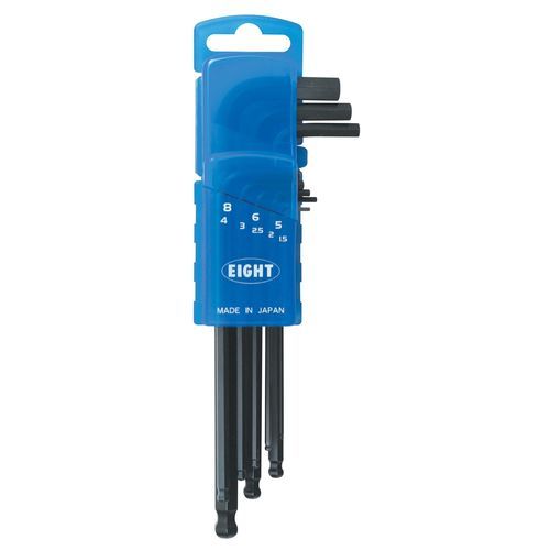 L-Innensechskantschlüssel - 016-158D - Eight Tool - Satz / Kugelkopf