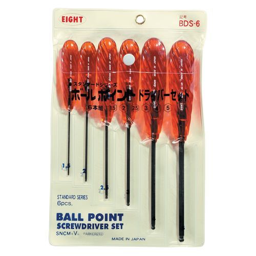 L-Innensechskantschlüssel - BDS-6 - Eight Tool - Satz / Kugelkopf
