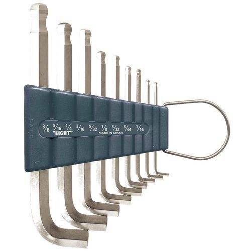 3/8"-Innensechskantschlüssel - TTR-S9Z - Eight Tool - mit kurzem Griff / L / mit konischem Kopf
