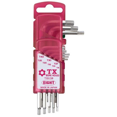 Torxschlüssel mit Bohrung - TXH-S8 - Eight Tool - L / Satz