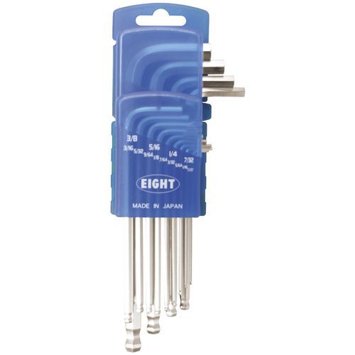 3/8"-Innensechskantschlüssel - TLS-13ZD - Eight Tool - Satz / L / mit konischem Kopf