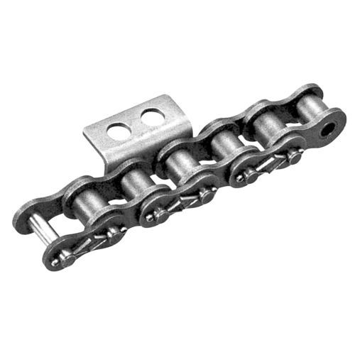 Förderkette mit Halterungen - ZEXUS CHAIN Co., Ltd. - Stahl / Rollen / kleinformatig
