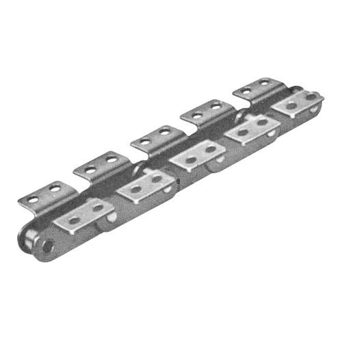 Langgliedrige-Förderkette - ZEXUS CHAIN Co., Ltd. - Stahl / mit Halterungen / Rollen