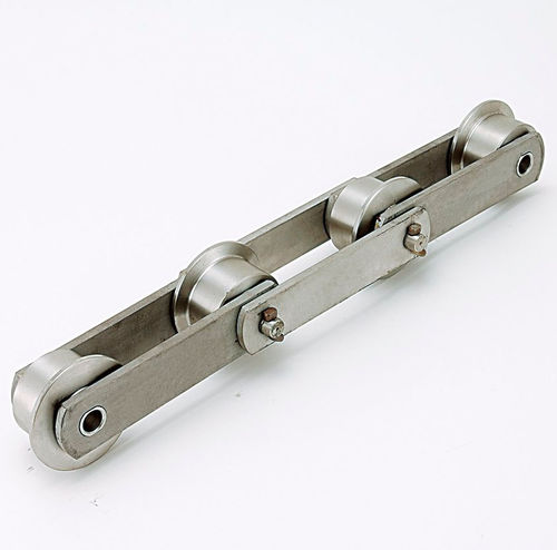 Edelstahlkette - HSU  - ZEXUS CHAIN Co., Ltd. - Rollen / mit Halterungen / korrosionsbeständig