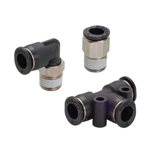 Miniaturanschluss - P series - NIHON PISCO CO., Ltd. - pneumatisch / Push-in / T