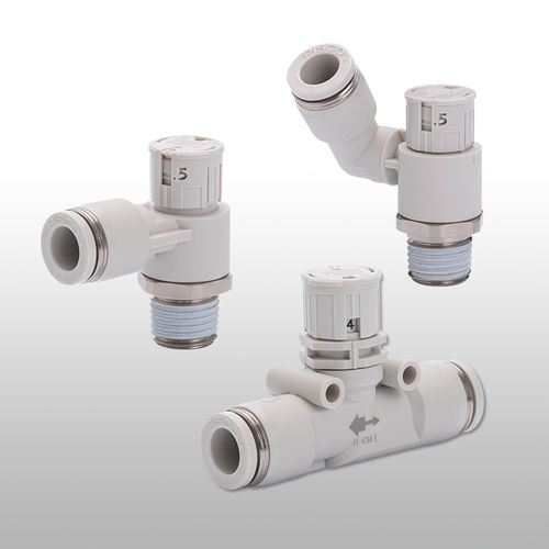 Drosselrückschlagventil - JSG series - NIHON PISCO CO., Ltd. - Nadel / manuell / pneumatisch