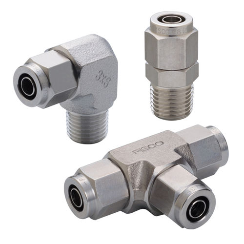 Kompressionsanschluss - NS series - NIHON PISCO CO., Ltd. - für Chemikalien / Kühlmittel / pneumatisch