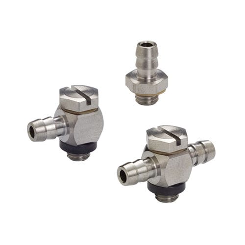 Korrosionsbeständiger Anschluss - SL series - NIHON PISCO CO., Ltd. - pneumatisch / geriffelt / T