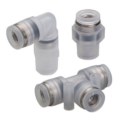 PP-Anschluss - PP series - NIHON PISCO CO., Ltd. - für Chemikalien / pneumatisch / Push-in