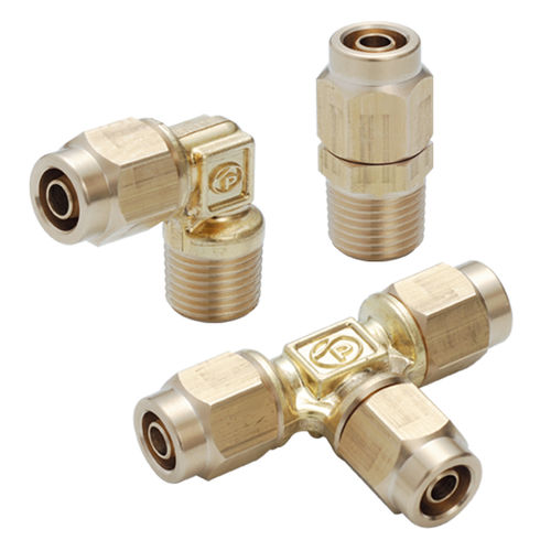 Messinganschluss - NK series - NIHON PISCO CO., Ltd. - hydraulisch / pneumatisch / Einschraub