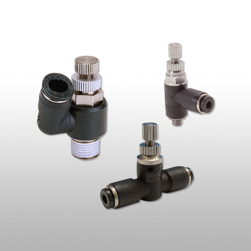 Drosselrückschlagventil - JS series - NIHON PISCO CO., Ltd. - Nadel / manuell / pneumatisch