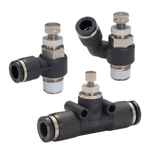 Nadelventil - JN series - NIHON PISCO CO., Ltd. - mit Handrad / Drosselrückschlag / für Luft
