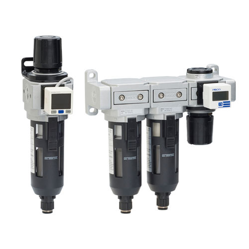 Druckluft-Filterregler - Combination Unit Series - NIHON PISCO CO., Ltd. - Luft / Aluminium / Kunststoff