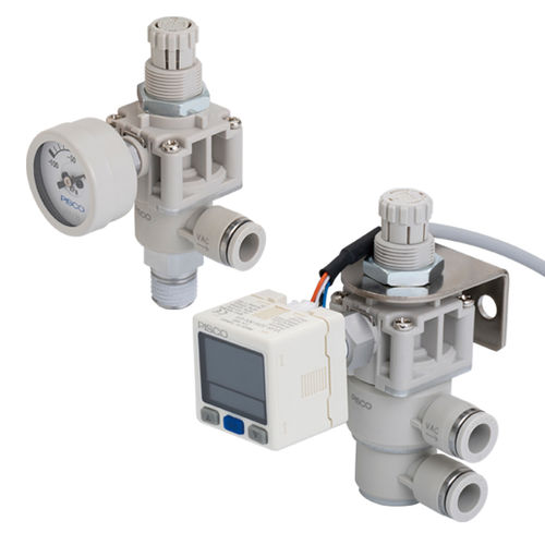 Push-to-Lock-Vakuumregler - RVZ series - NIHON PISCO CO., Ltd. - mit Digitalanzeige / mit Zifferblatt-Anzeige