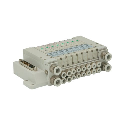 Vorgesteuertes Magnetventil - SVR10 series - NIHON PISCO CO., Ltd. - 5-Wege / Luft / kompakt