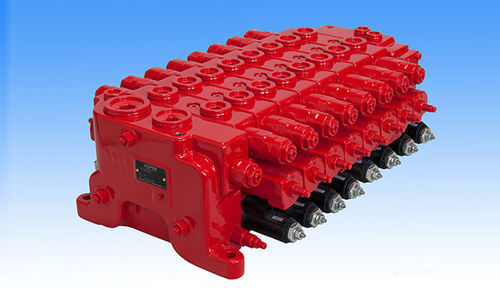Druckkompensiertes Hydraulik-Wegeventil - KLSV series - Kawasaki Industrial Equipment - Sektional / für hohe Strömung