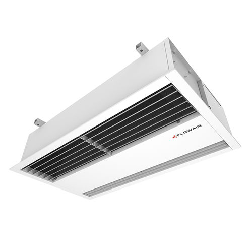 Kaltluftschleier - ELiS B series - Flowair - für Deckenmontage / mit Elektroheizung
