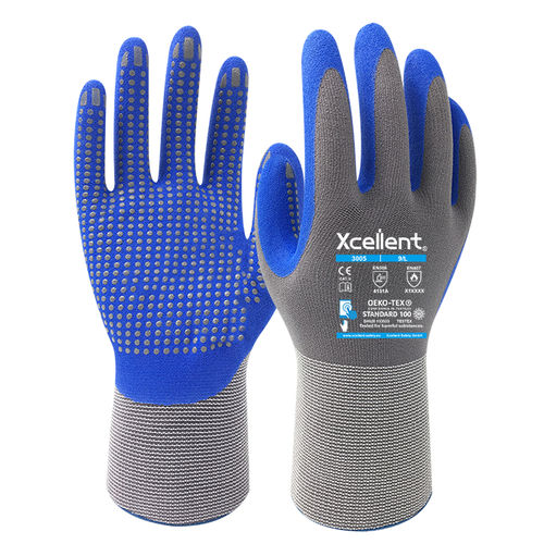 Rutschfester Handschuh - 3005 - Xcellent Safety GmbH - Arbeit / für Materialumschlag / für die Automobilindustrie