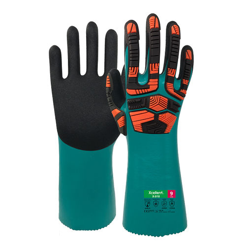 Arbeitshandschuh - X-018 - Xcellent Safety GmbH - Industrie / für die chemische Industrie / für die Erdölindustrie
