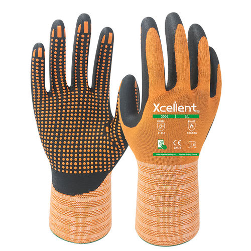 Rutschfester Handschuh - 3006 - Xcellent Safety GmbH - Arbeit / für Materialumschlag / für die Automobilindustrie